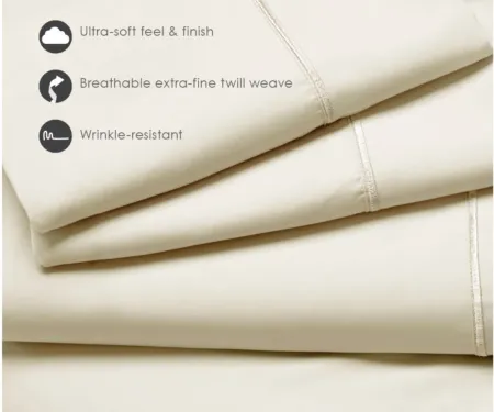 PureCare Luxury Microfiber Sheet Set in Ivory by PureCare