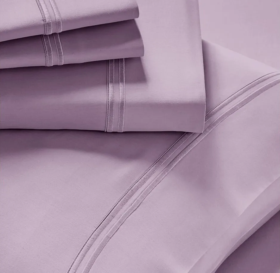 PureCare Premium Refreshing TENCEL Lyocell Pillowcase Set in Lilac by PureCare