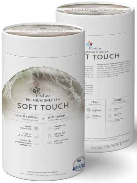 PureCare Premium Soft Touch TENCEL Modal Sheet Set Split King in White by PureCare