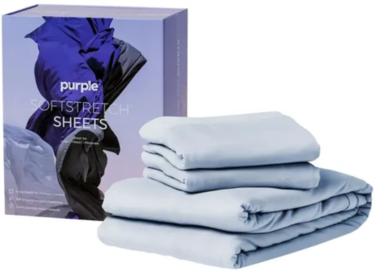 Purple SoftStretch Sheets - Split King in Morning Mist by Purple Innovation