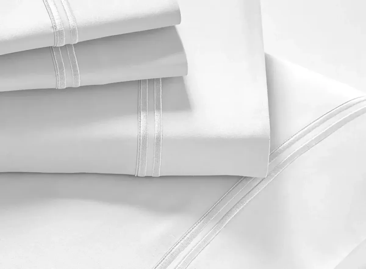 PureCare Premium Refreshing TENCEL Lyocell Sheet Set in White by PureCare