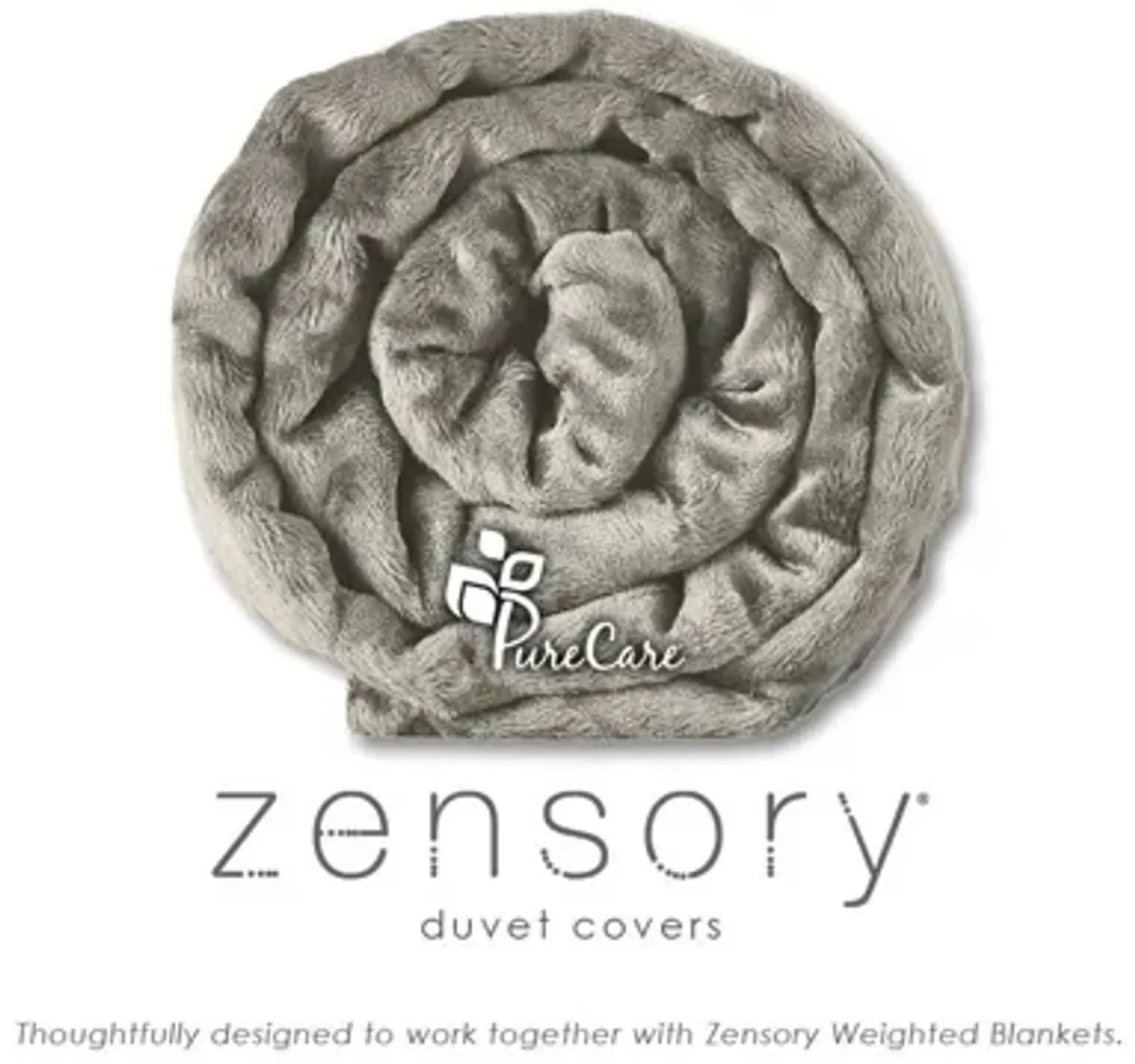 PureCare Zensory Duvet Cover - Dove Gray