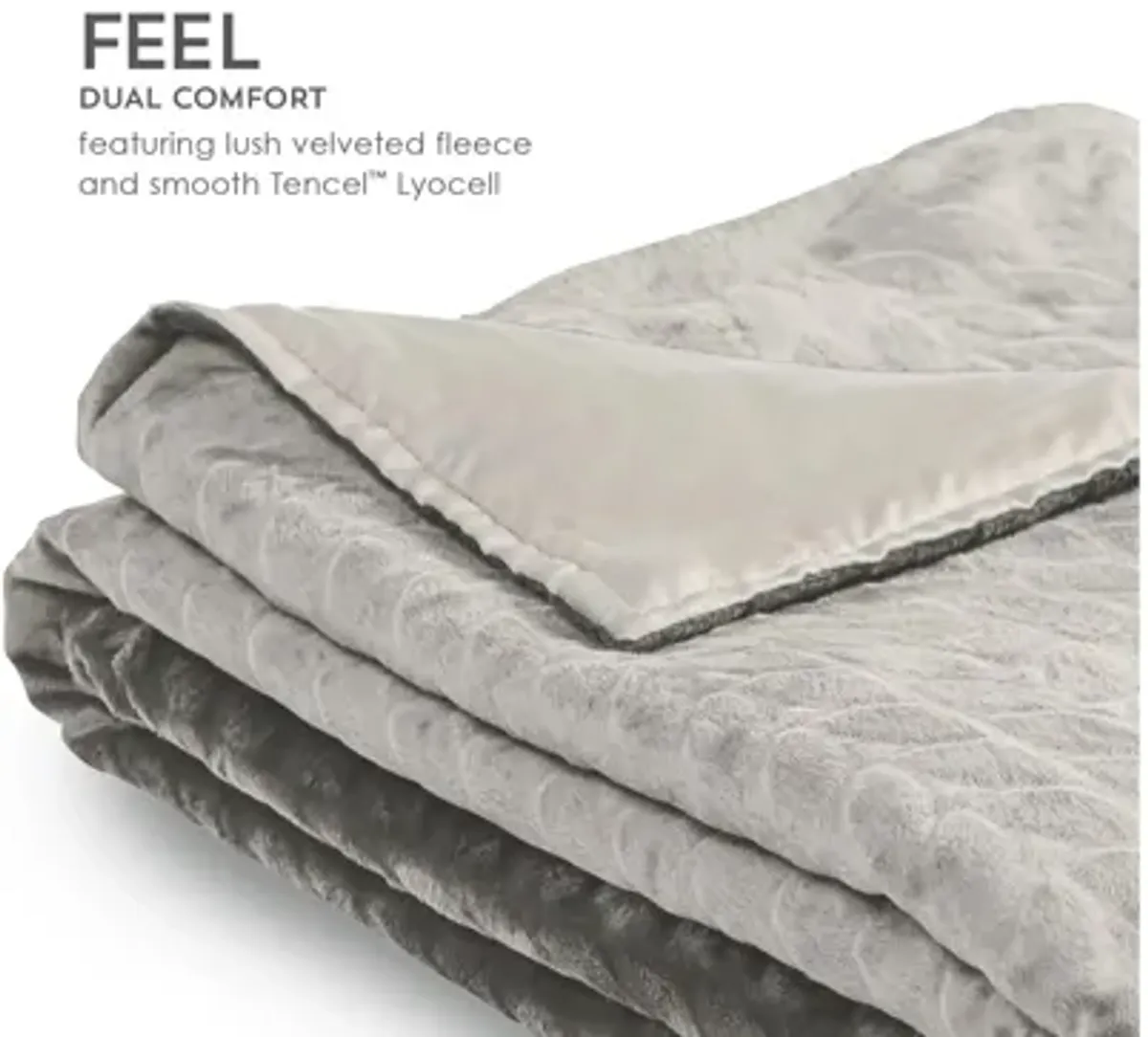 PureCare Zensory Duvet Cover - Dove Gray