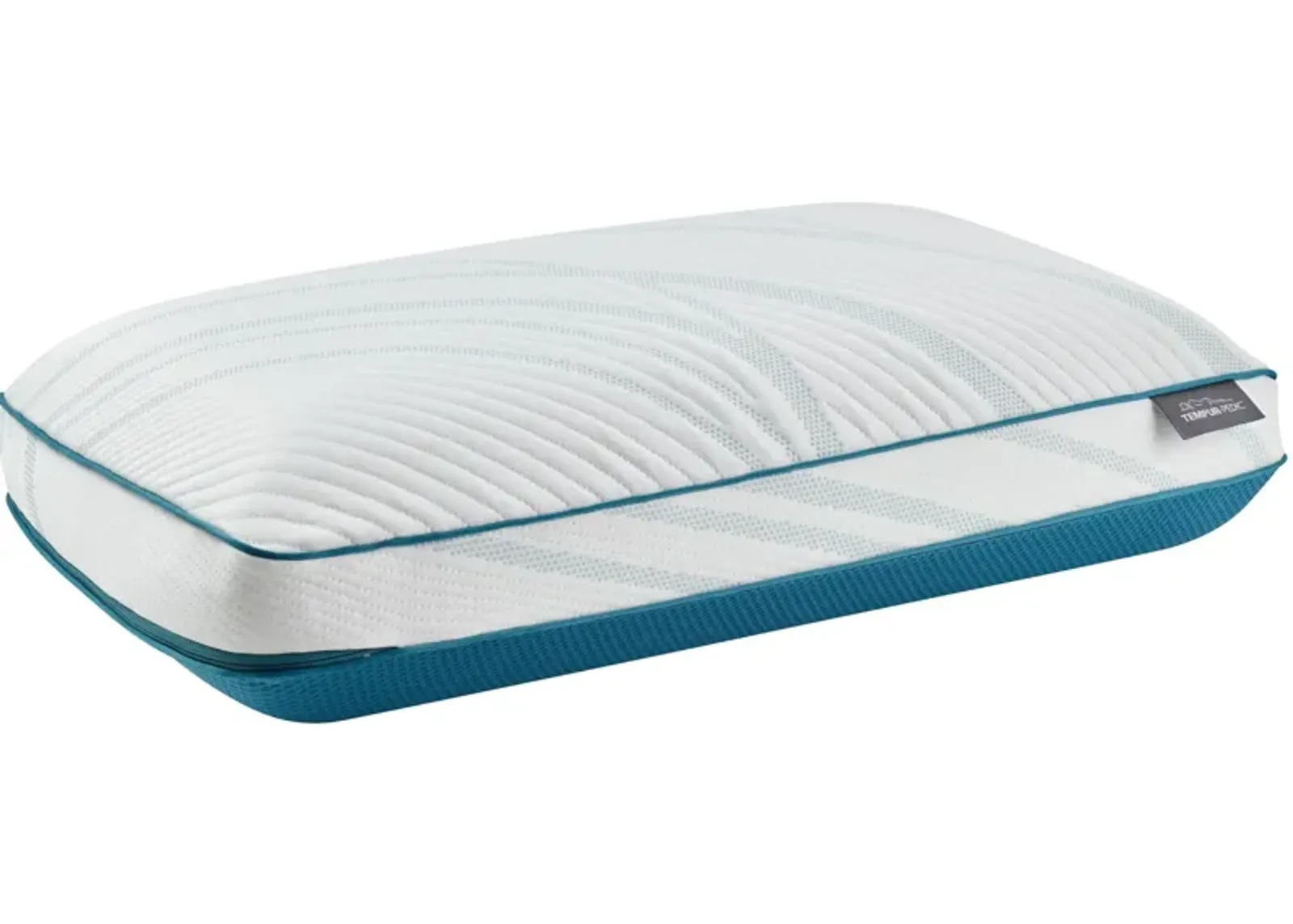 Tempur-Pedic Adapt ProHi 2.0 Pillow in White/Teal Green