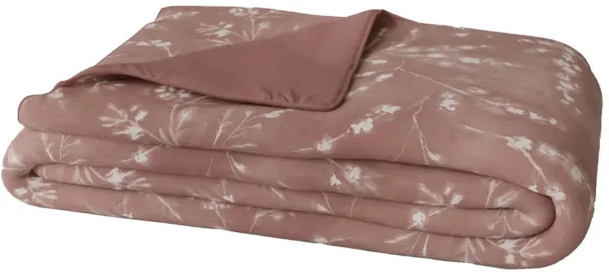 PureCare Floral Press Cooling Duvet Cover (Full/Queen)