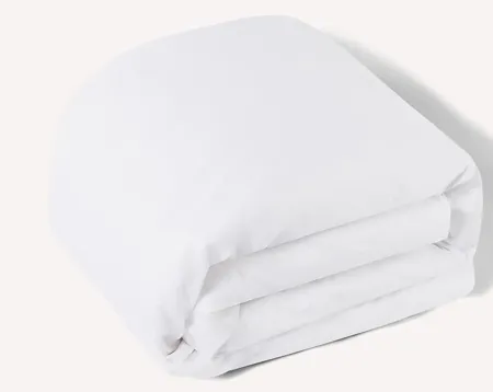 Birch Organic Cotton Duvet Cover Set in Natural by Helix Sleep
