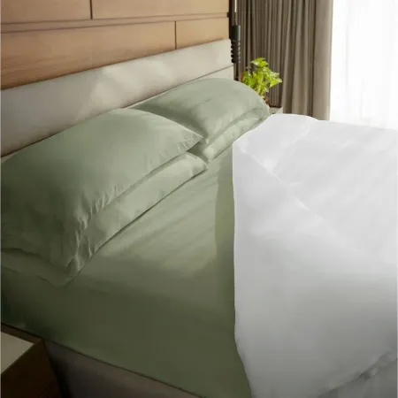 Cariloha Classic Bamboo Sheet Set in Sage by Cariloha
