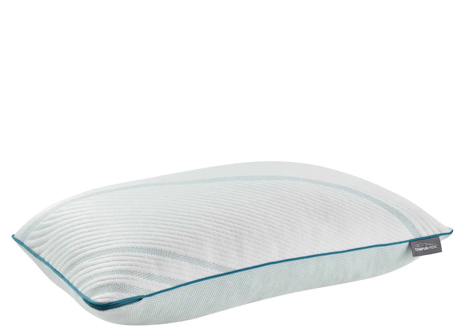 Tempur-Pedic Adapt ProAdjust Pillow in White/Teal Green