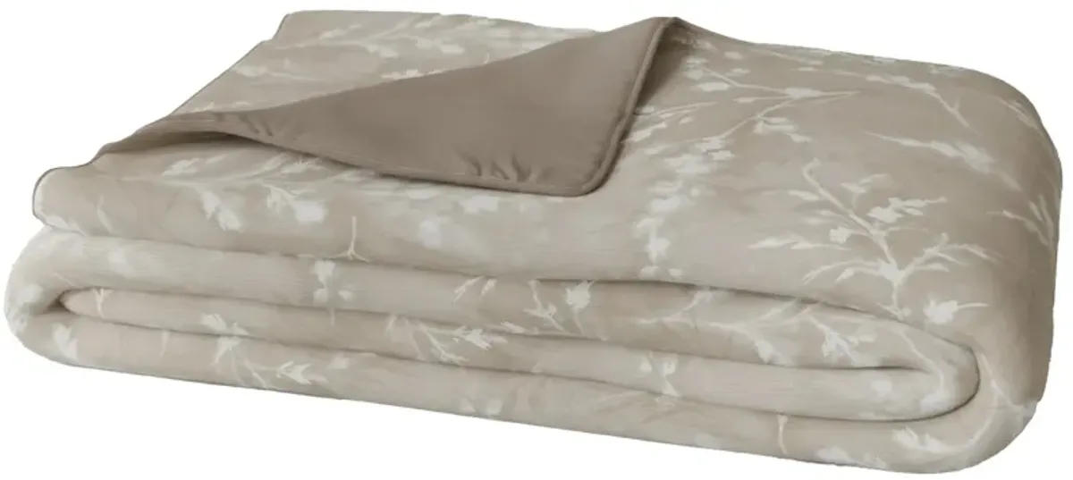 PureCare Floral Press Cooling Duvet Cover (Full/Queen)