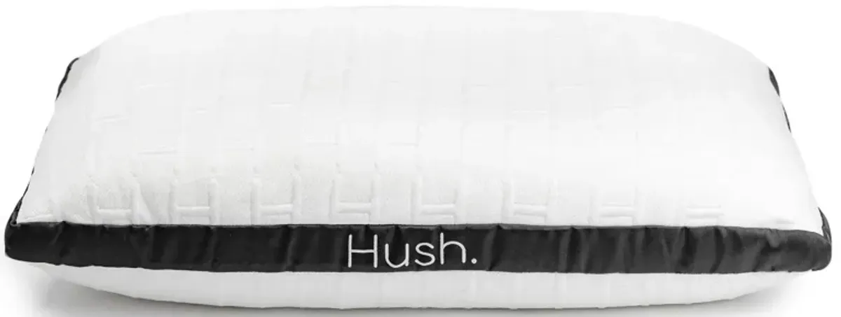 The Hush Hybrid Cooling Pillow in White by Hush Blankets