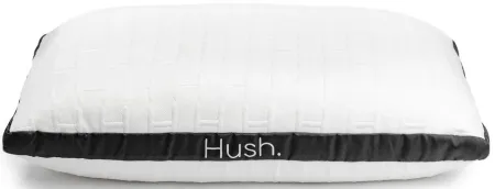 The Hush Hybrid Cooling Pillow in White by Hush Blankets
