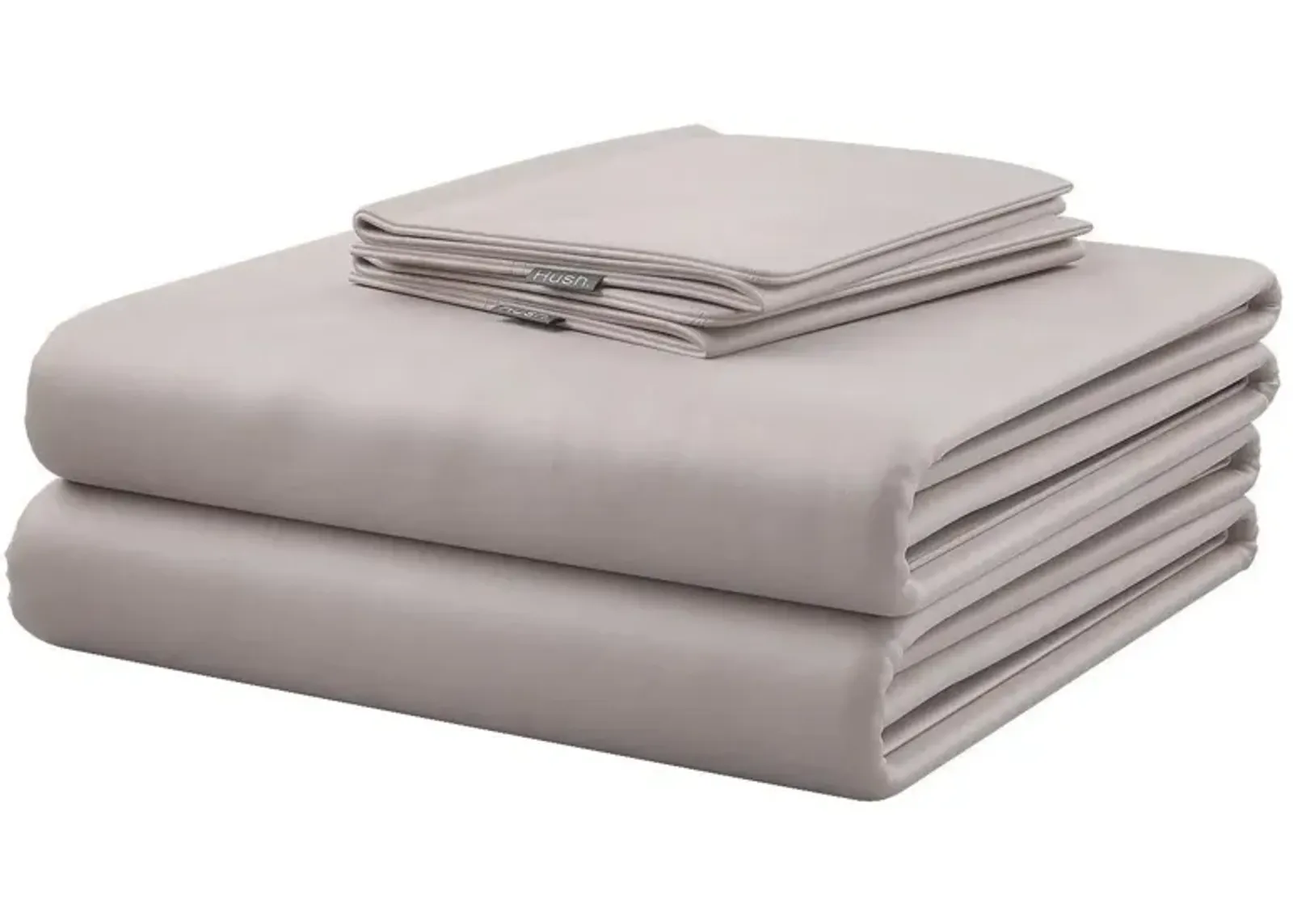 Hush Iced Cooling Sheet and Pillowcase Set in Gray by Hush Blankets