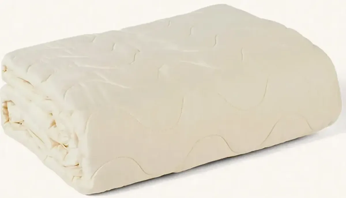 Birch Organic Mattress Pad in Natural by Helix Sleep