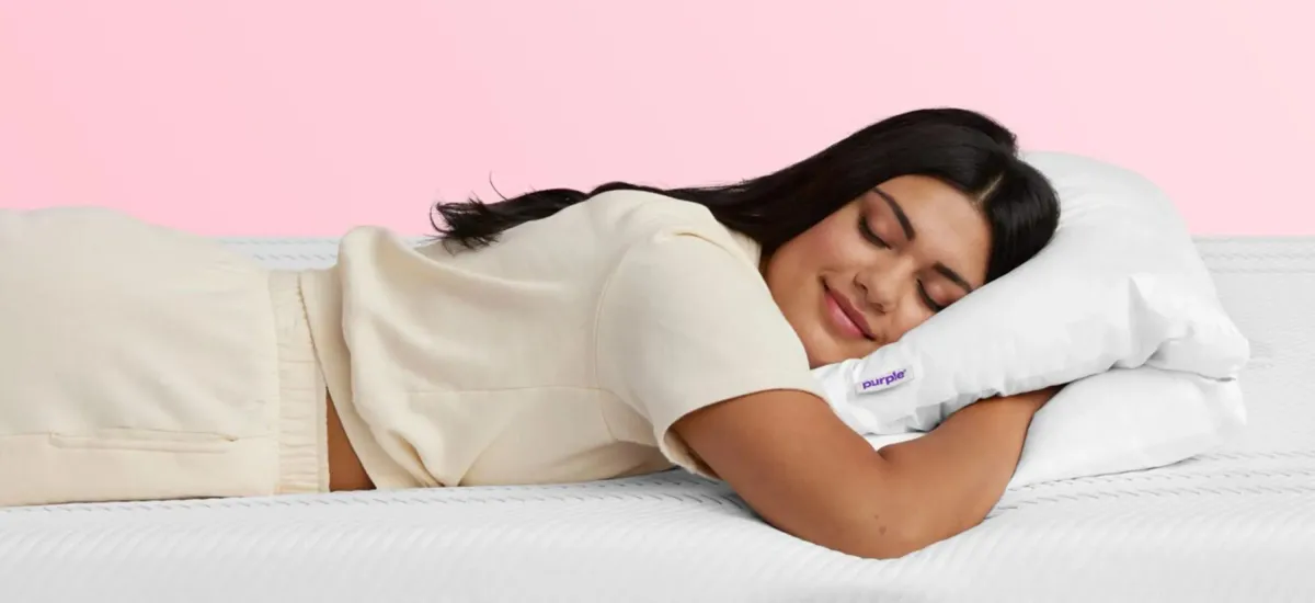 Purple TwinCloud Adjustable Comfort Pillow