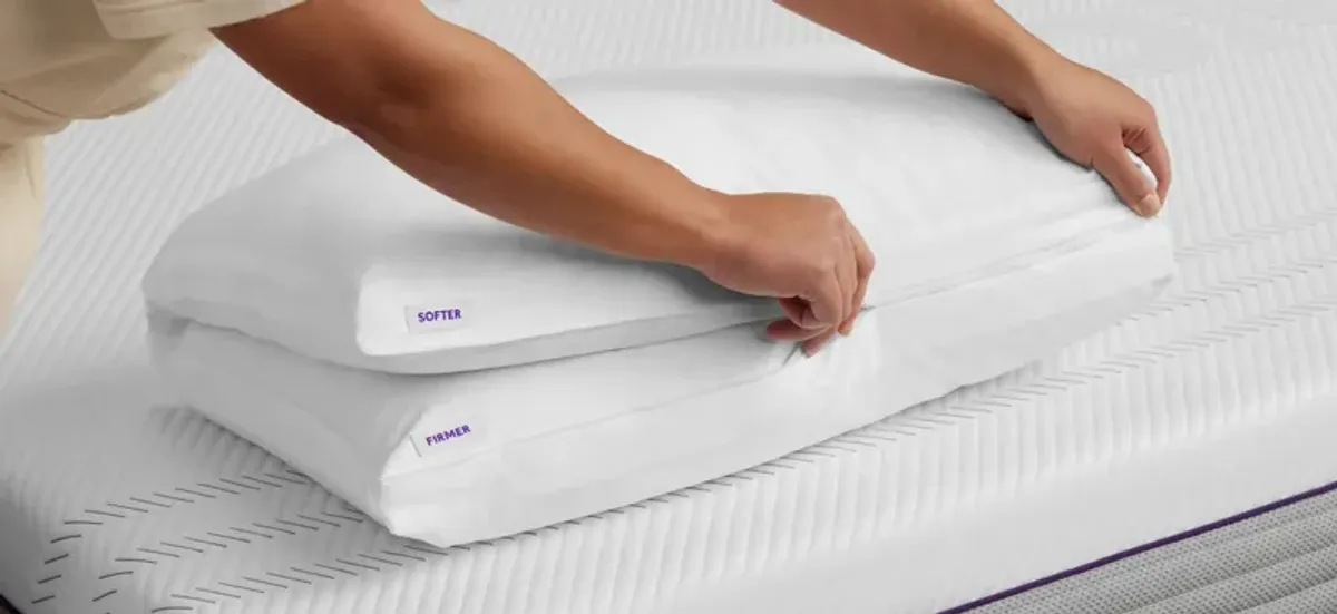 Purple TwinCloud Adjustable Comfort Pillow