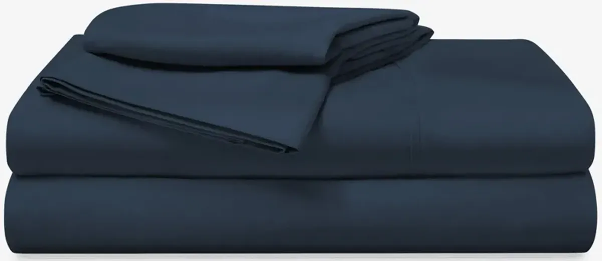 BEDGEAR Basic Sheet Set in Navy by Bedgear