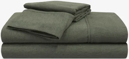 BEDGEAR Hyper-Wool Sheet Set in Forest Green by Bedgear