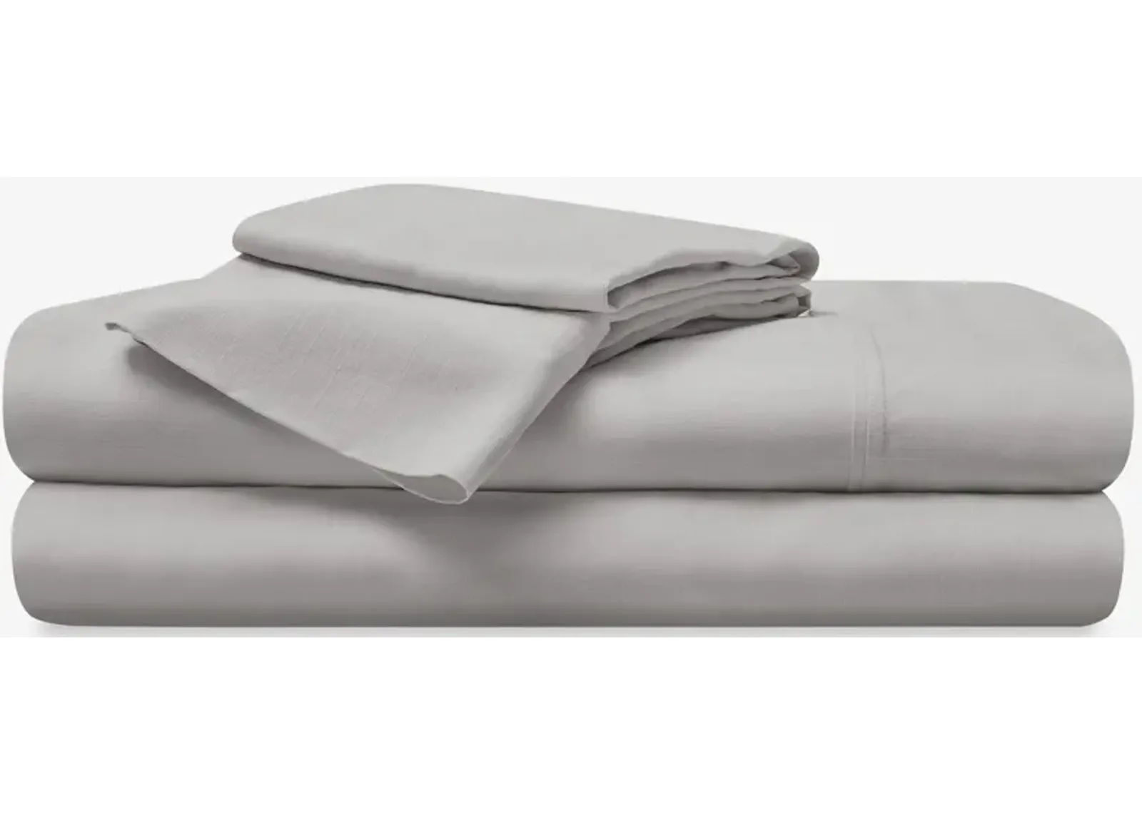 BEDGEAR Hyper-Linen Sheet Set - Split King in Light Grey by Bedgear