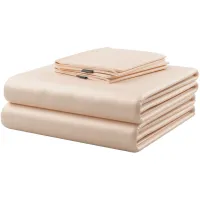 Hush Iced Cooling Sheet and Pillowcase Set in Iced Latte by Hush Blankets