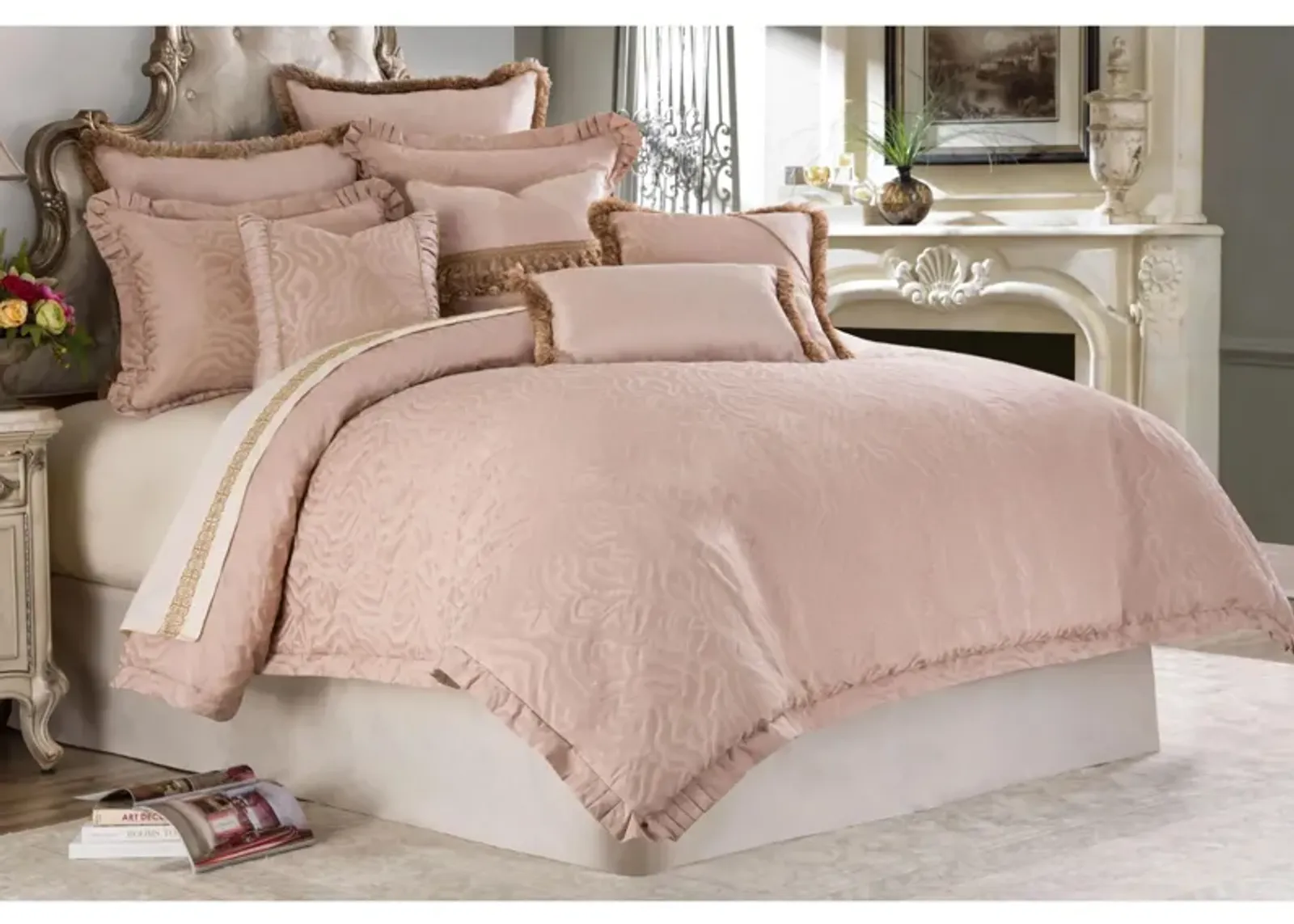 Fontaine 10-Pc. Comforter Set in Pink by Amini Innovation