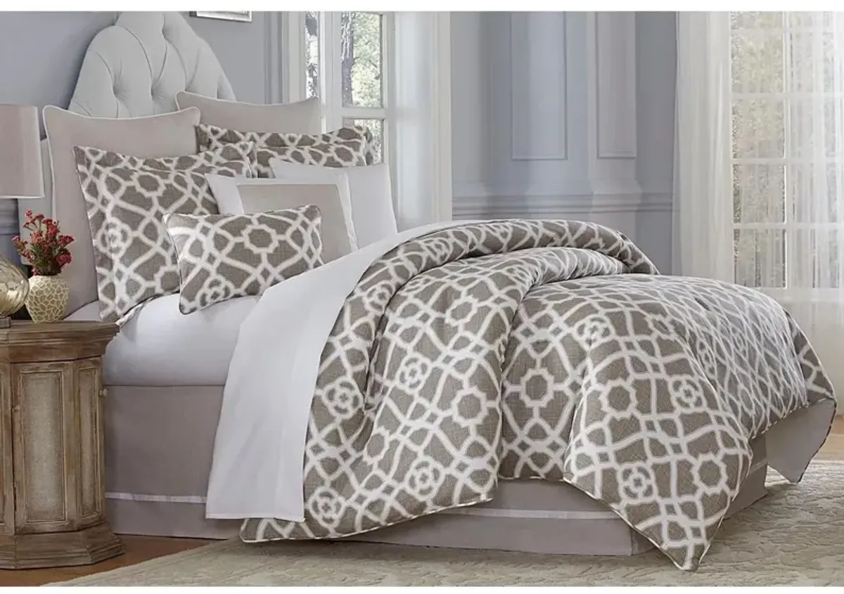 Harper 10-Pc. Comforter Set in Natural, Tan by Amini Innovation