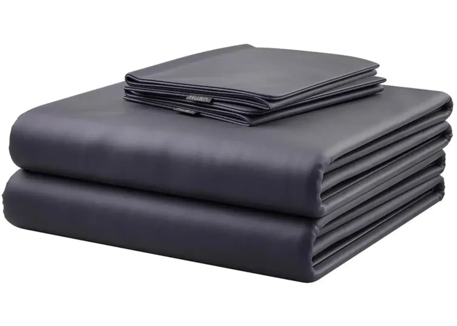 Hush Iced Cooling Sheet and Pillowcase Set in Charcoal by Hush Blankets