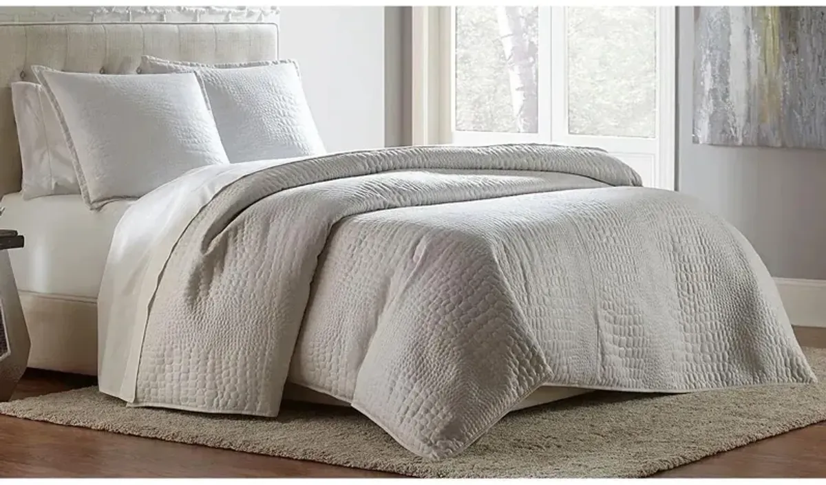 Brilliance 3-Pc. Duvet Set in White by Amini Innovation