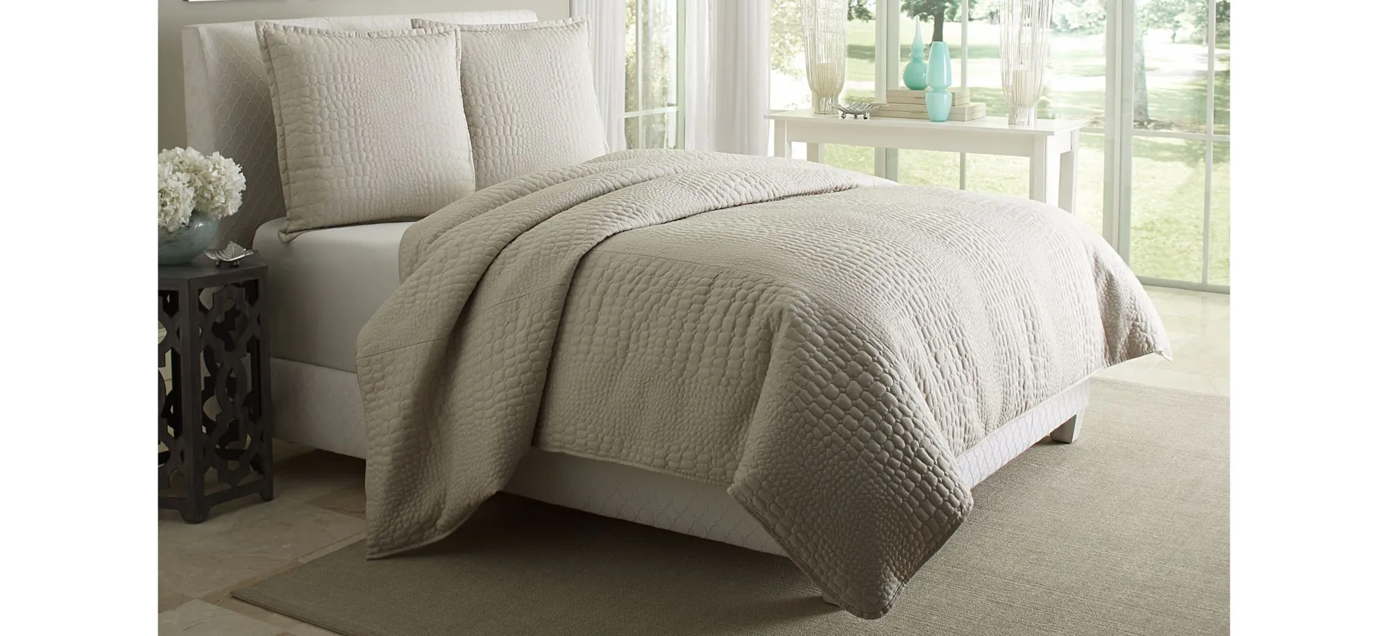 Dash 3-Pc. Duvet Set in Natural by Amini Innovation
