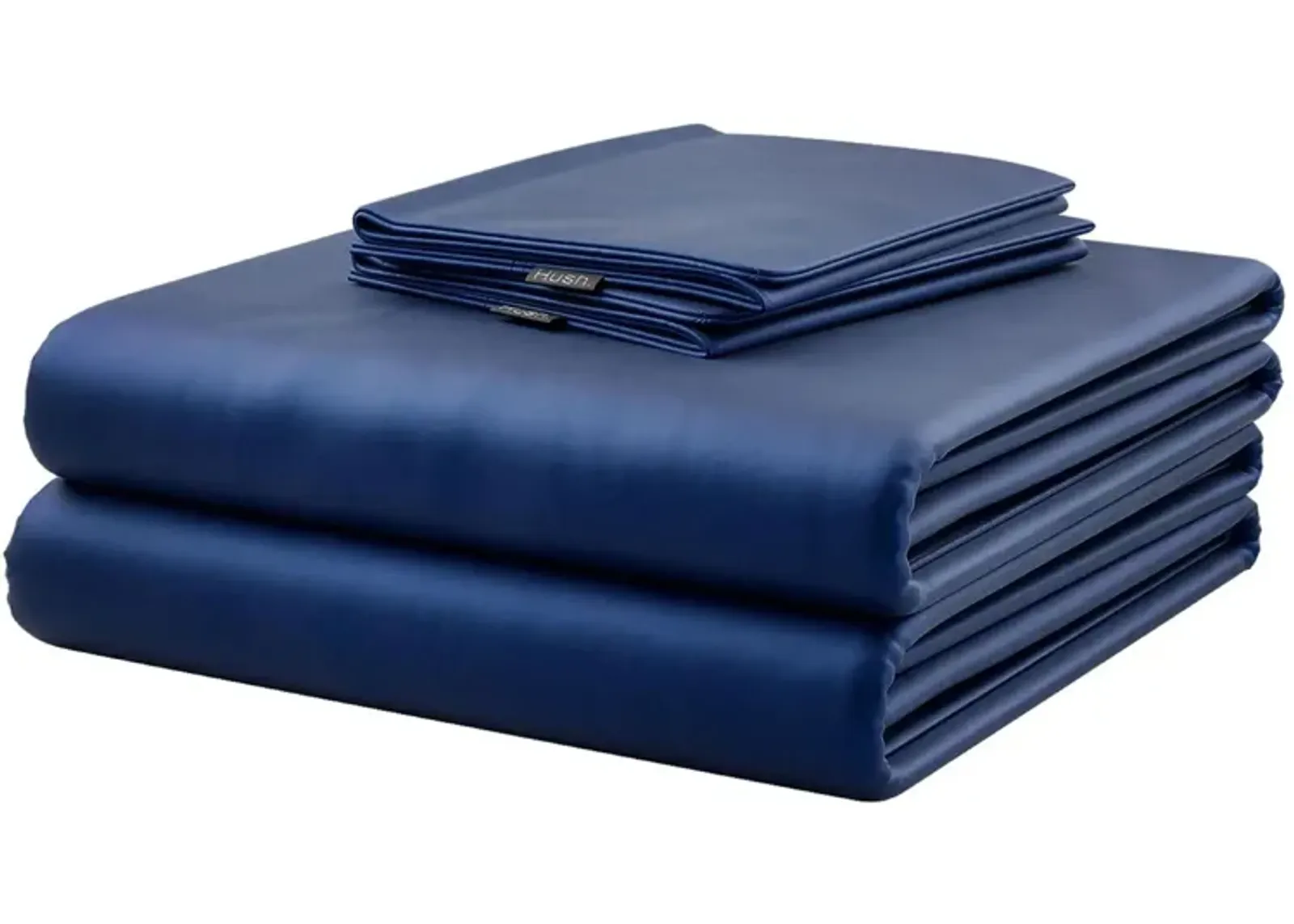 Hush Iced Cooling Sheet and Pillowcase Set in Navy by Hush Blankets