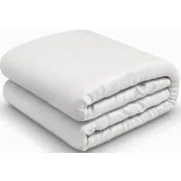 Hush Iced 2.0 - Cooling Weighted 30 lb Blanket for Hot Sleepers in White by Hush Blankets
