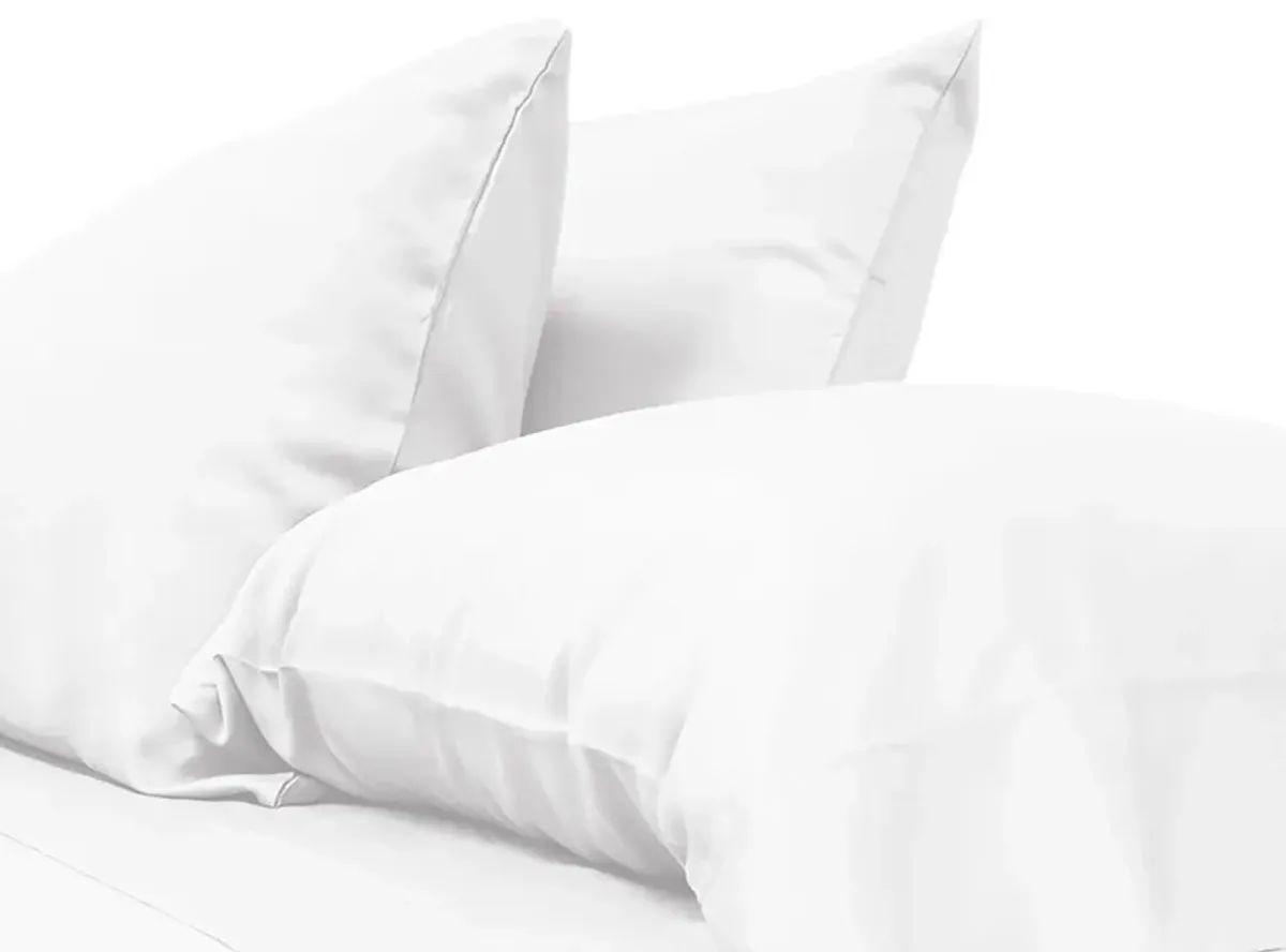 Cariloha Classic Bamboo Sheet Set - Split King in White by Cariloha