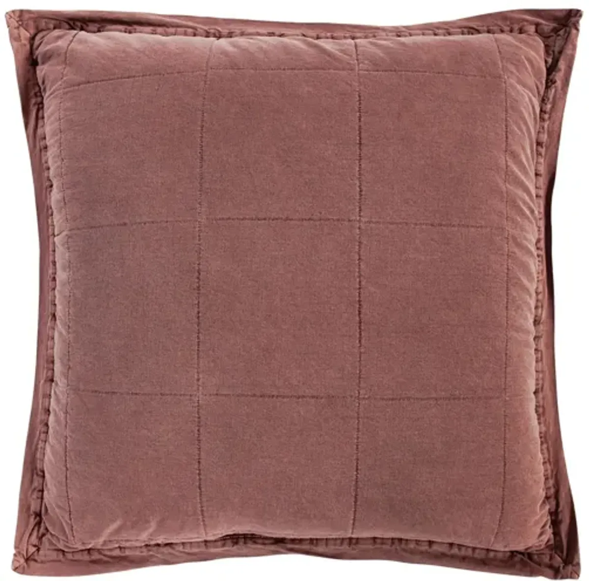 Detwyler Quilted Pillow Sham in Sarsaparilla by HiEnd Accents