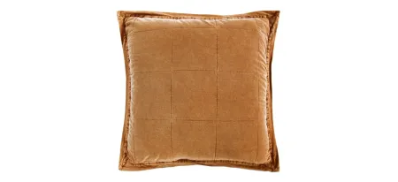 Detwyler Quilted Pillow Sham in Terracotta by HiEnd Accents