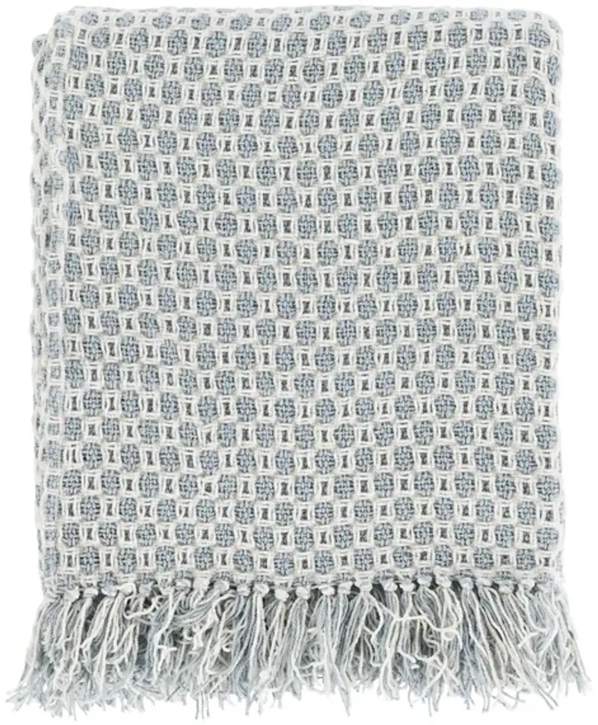 Trestle Throw in Blue by Surya