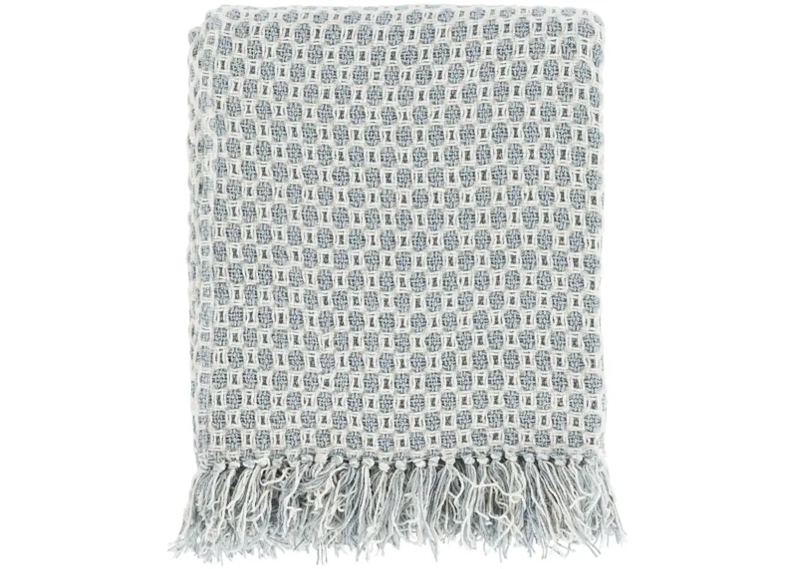 Trestle Throw in Blue by Surya