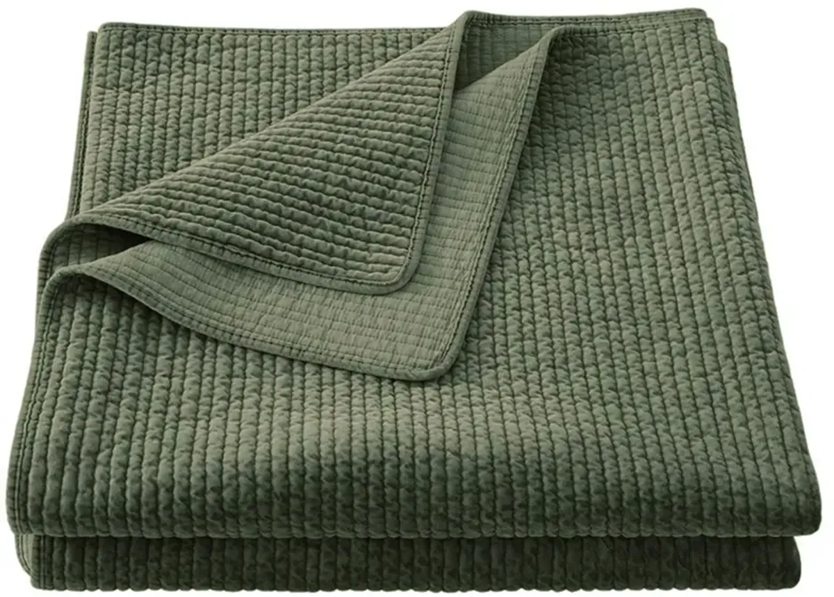 Stonewashed Cotton Velvet Quilt