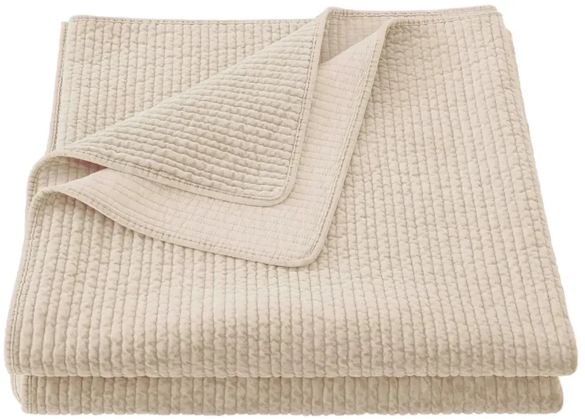 Stonewashed Cotton Velvet Quilt