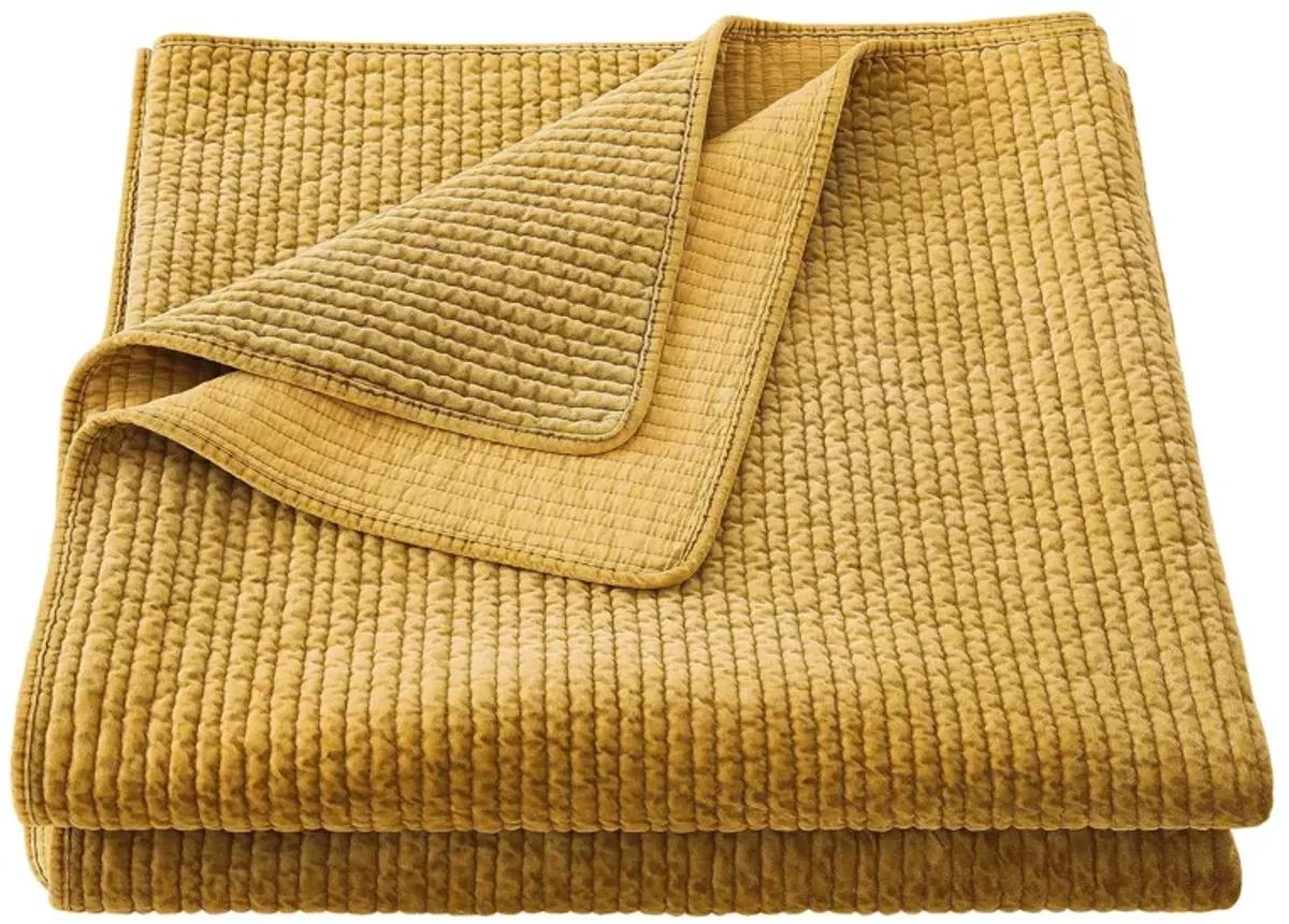 Stonewashed Cotton Velvet Quilt