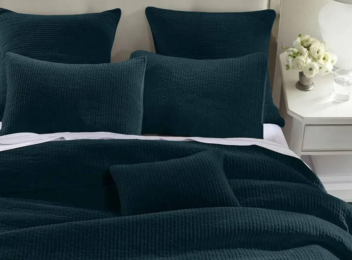 Stonewashed Cotton Velvet 3-pc. Quilt Set