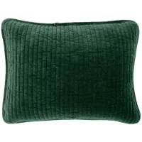 Stonewashed 12" x 16" Boudoir Pillow in Emerald by HiEnd Accents