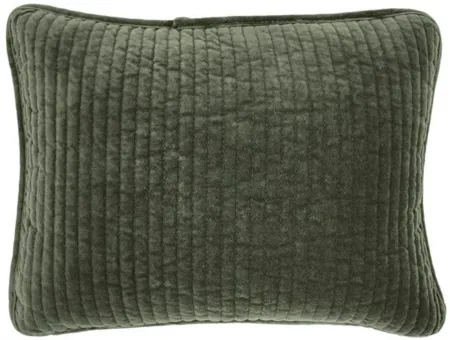 Stonewashed 12" x 16" Boudoir Pillow in Fern Green by HiEnd Accents