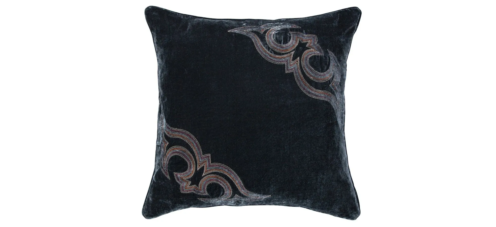 Trendsetter Accent Pillow in Midnight Blue by HiEnd Accents
