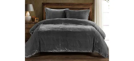 Sweet Delights 3-pc. Duvet Cover Set in Slate by HiEnd Accents