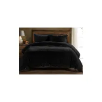 Sweet Delights 3-pc. Duvet Cover Set in Black by HiEnd Accents
