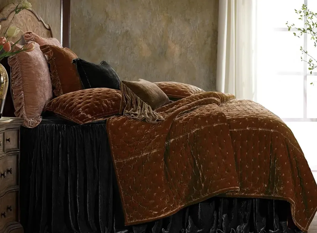 Sweet Delights 3-pc. Bedspread Set in Black by HiEnd Accents