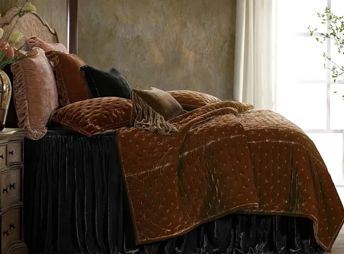 Sweet Delights 2-pc. Bedspread Set in Black by HiEnd Accents