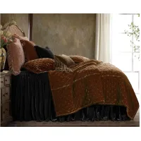 Sweet Delights 2-pc. Bedspread Set in Black by HiEnd Accents