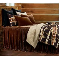 Sweet Delights 2-pc. Bedspread Set in Copper Brown by HiEnd Accents