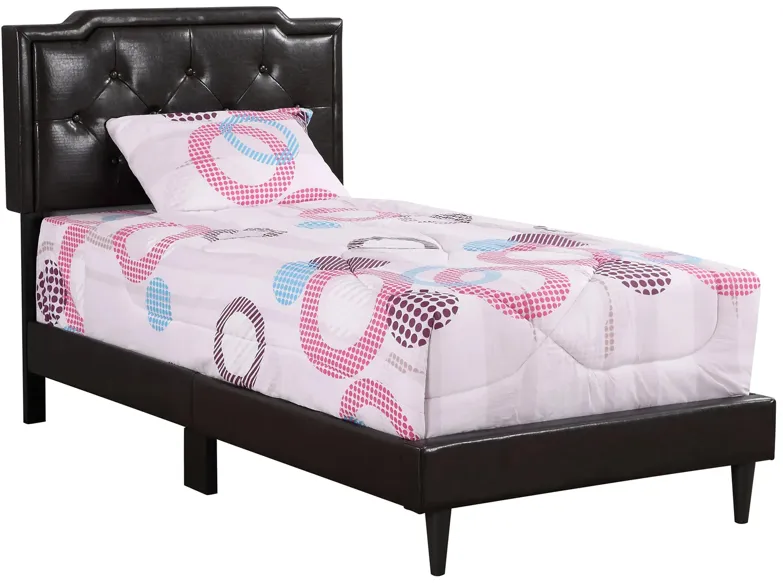 Deb Upholstered Bed in Cappuccino by Glory Furniture