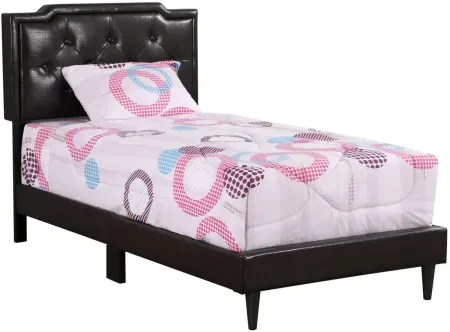 Deb Upholstered Bed in Cappuccino by Glory Furniture